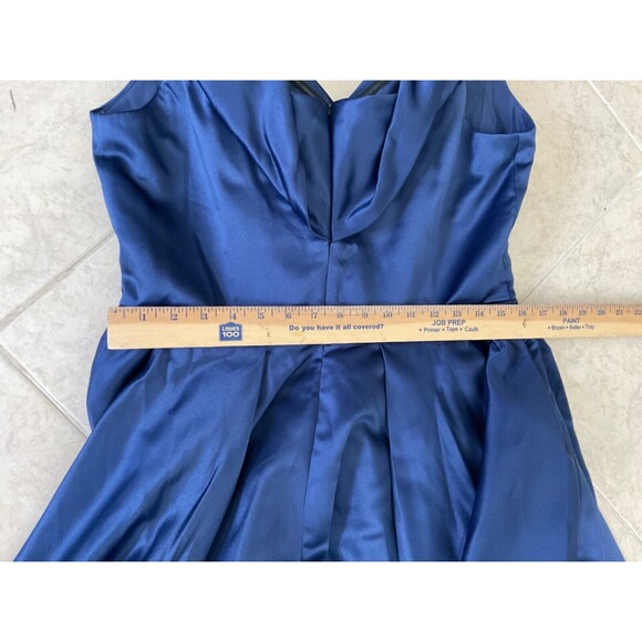 Stacees Formal maxi Gown women’s size 16 Royal Blue Prom Wedding Gala w train - Picture 7 of 13